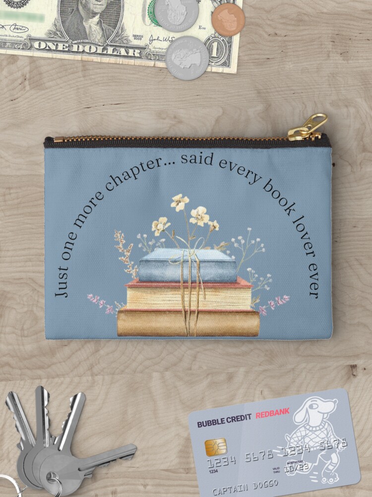 Thumbnail 3 of 4, Zipper Pouch, Teelie Turner Author~Just One More Chapter™ designed and sold by FairyBookClub.