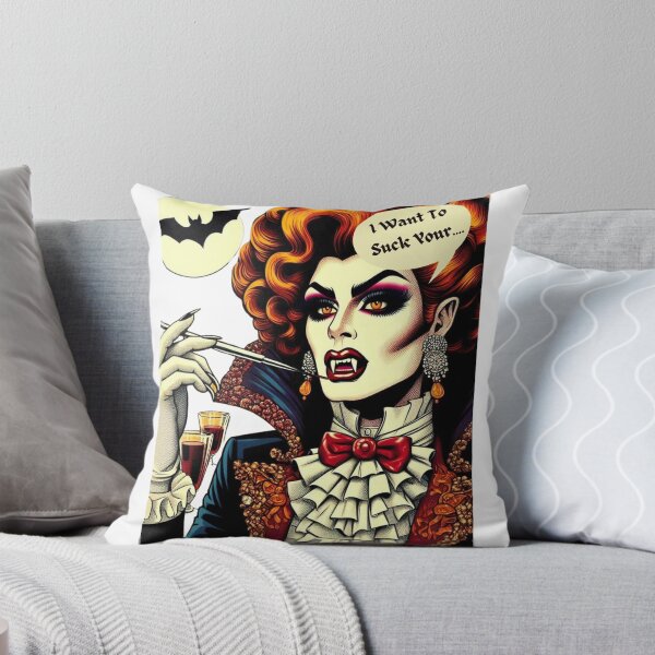 Item preview, Halloween Pop Art Pop Culture Vampire Drag Queen designed and sold by Wolvescreate.