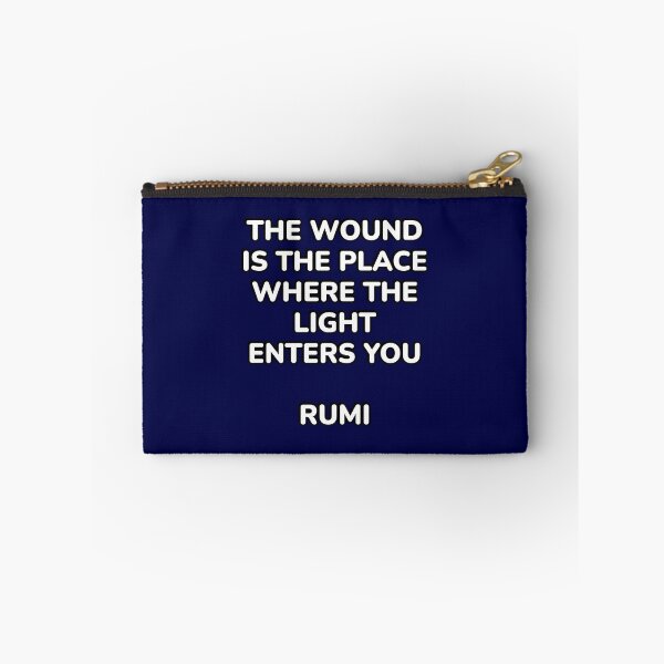 Item preview, The wound is the place where the light enters you - Rumi quotes designed and sold by Inspirationmotivation.