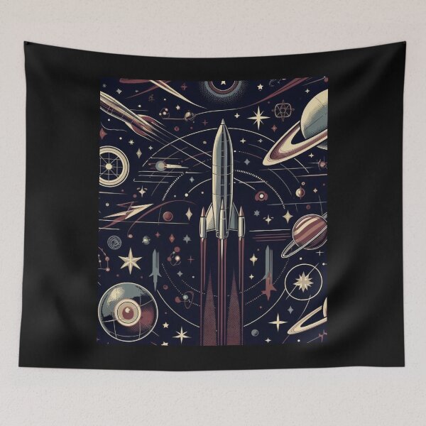 Item preview, spacen pattern  designed and sold by TEEJAMBOREE.