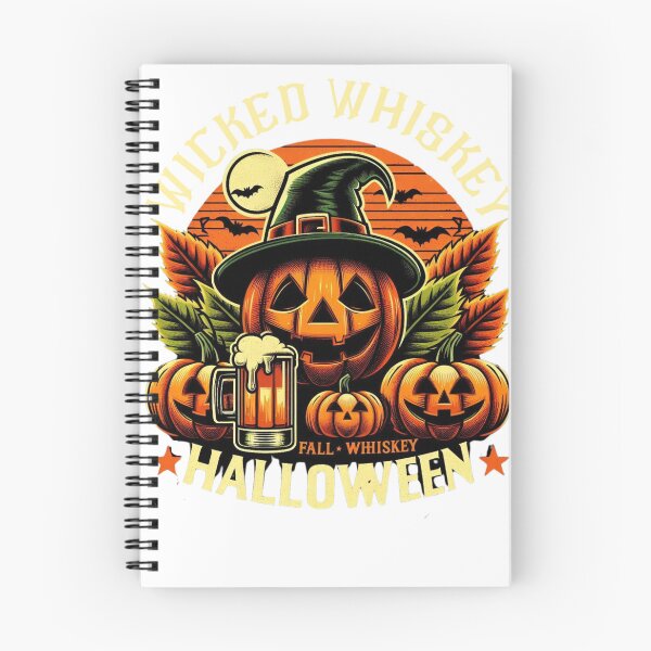 Item preview, Whisky malvado Halloween Temporada de otoño Festival de la calabaza Diseño retro del arte pop designed and sold by Wolvescreate.