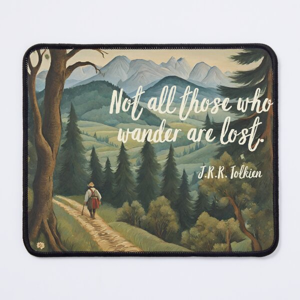 Item preview, Not all those who wander are lost designed and sold by thecrunchyflea.
