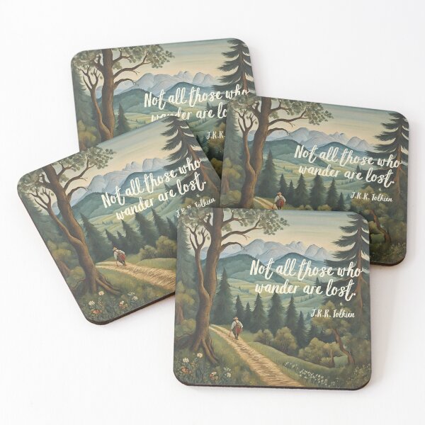 Item preview, Not all those who wander are lost designed and sold by thecrunchyflea.