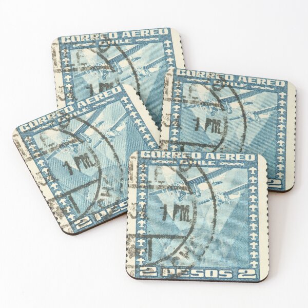 Item preview, Chile postage stamp, vintage retro designed and sold by Add2crt.