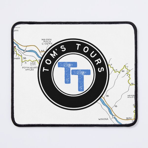 Item preview, Toms Tours Map designed and sold by Tom’s Tours Merch.