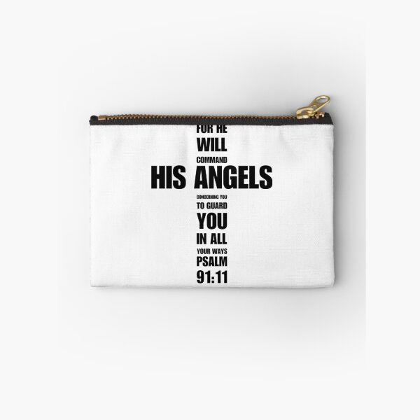 Item preview, Psalm 91 | Bible Verse | Christian Cross | For He Will Command His Angels To Guard You In All Your Ways designed and sold by christiangoods.