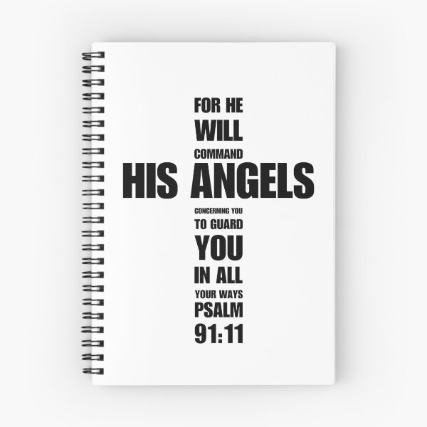Item preview, Psalm 91 | Bible Verse | Christian Cross | For He Will Command His Angels To Guard You In All Your Ways designed and sold by christiangoods.