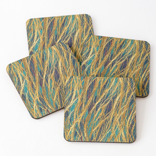 Item preview, Abstract Gold Streaks Pattern designed and sold by calibrit.