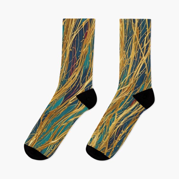 Item preview, Abstract Gold Streaks Pattern designed and sold by calibrit.