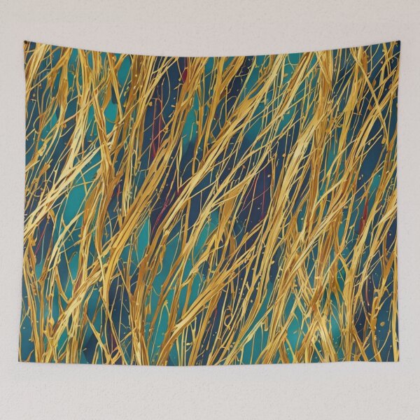 Item preview, Abstract Gold Streaks Pattern designed and sold by calibrit.