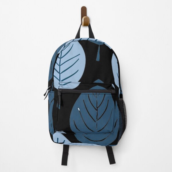 Item preview, Minimalist Blue and Grey Tree Leaves Print Pattern designed and sold by HollywoodInked.