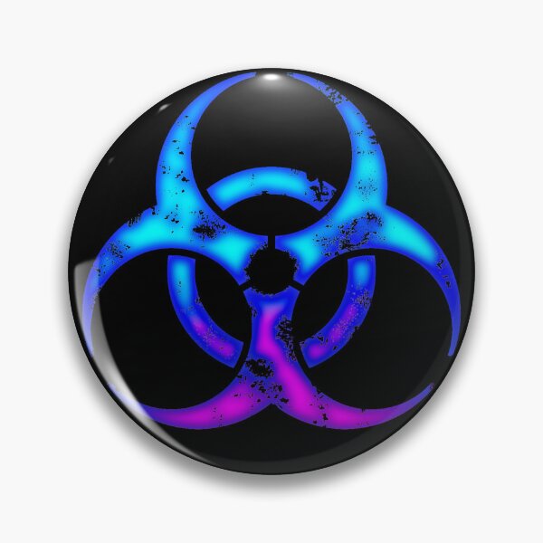 Item preview, Plasma Biohazard (Blue/Violet) designed and sold by FoolishSparky.