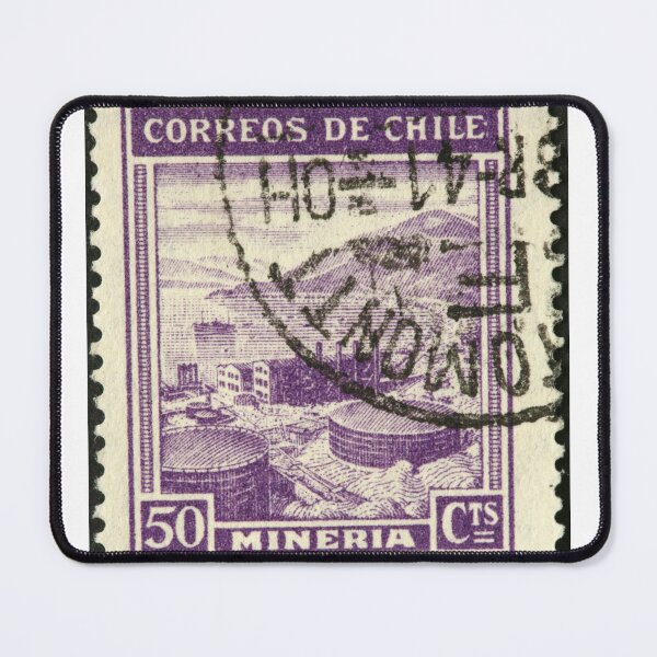 Item preview, Chile, Mines, vintage postage designed and sold by Add2crt.