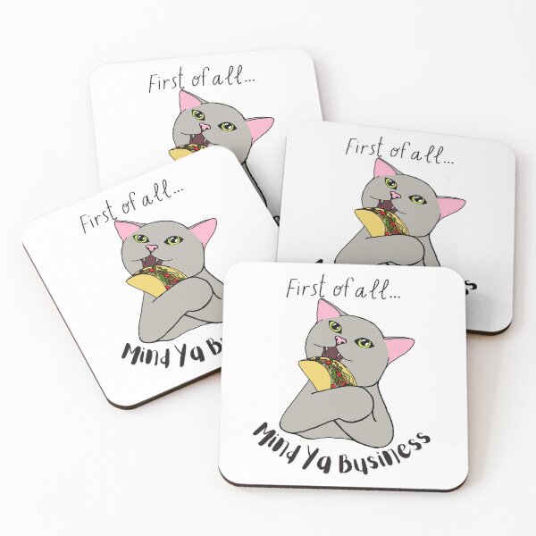 Item preview, Mind Ya Business Taco Cat designed and sold by Kristi Brooks.