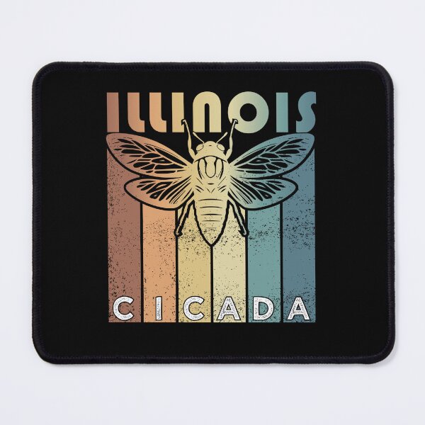 Item preview, Retro Illinois2024 Cicada Summer Swarm, Vintage Cicada designed and sold by ArtByKatti.