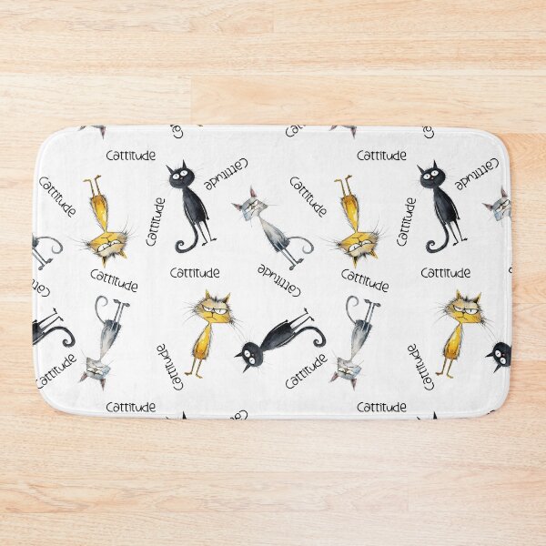 Item preview, Tossed Cats with Cattitude! designed and sold by quiltsncatitude.