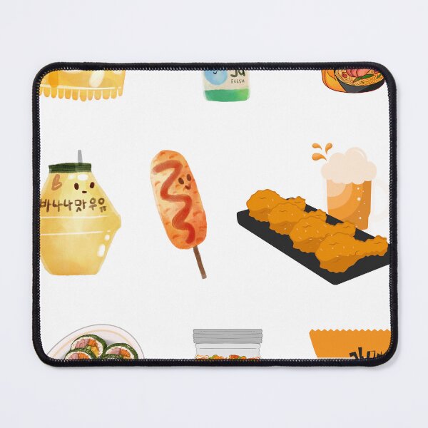 Item preview, Kdrama Kpop Korean Food Sticker Sheet 4 designed and sold by socialarmour.
