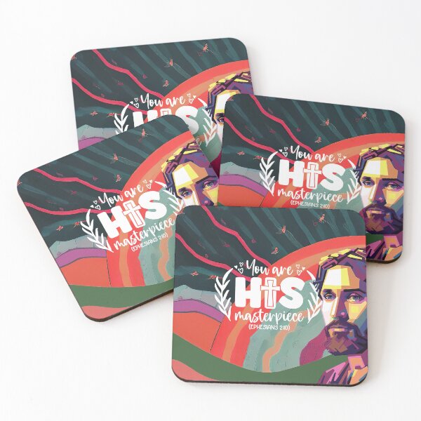 Item preview, Bible verses about strength - Ephesians 2:10 - Red Radiant Sunset Abstract Mountain designed and sold by SpartanDStore.