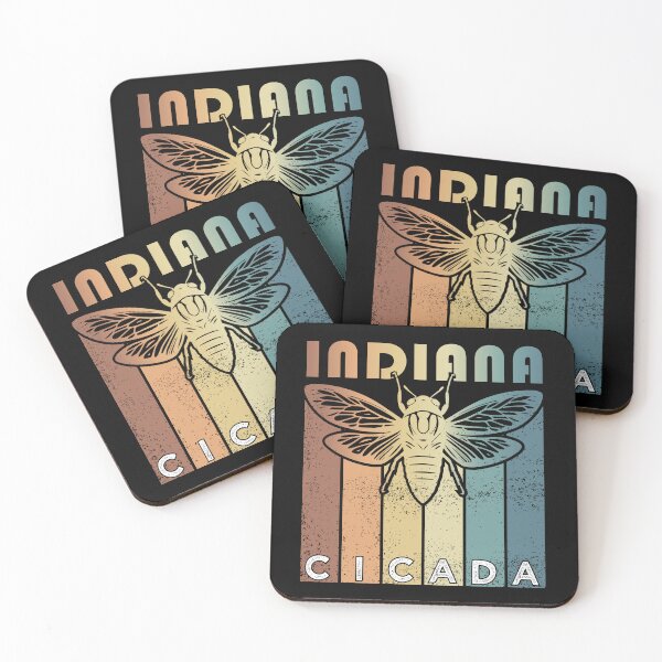 Item preview, Retro Indiana 2024 Cicada Summer Swarm, Vintage  Cicada designed and sold by ArtByKatti.