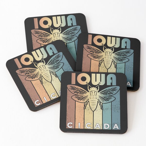 Item preview, Retro Iowa 2024 Cicada Summer Swarm, Vintage  Cicada designed and sold by ArtByKatti.