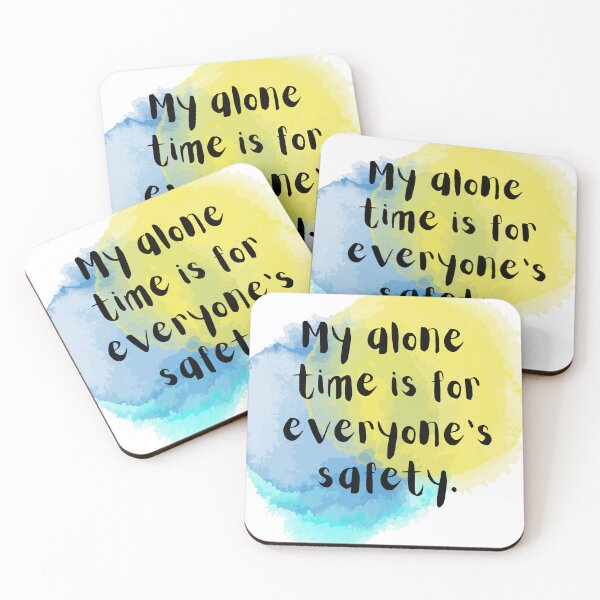 Item preview, My alone  time is for everyone's safety Solitude Introvert Minimalist Graphic designed and sold by socialarmour.