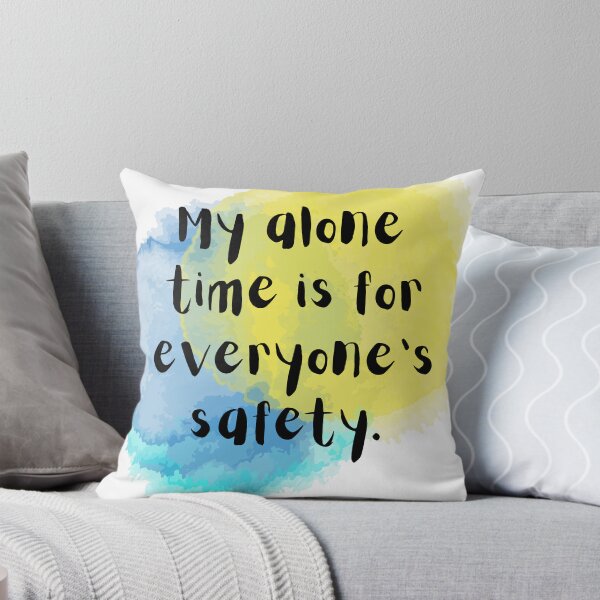 Item preview, My alone  time is for everyone's safety Solitude Introvert Minimalist Graphic designed and sold by socialarmour.