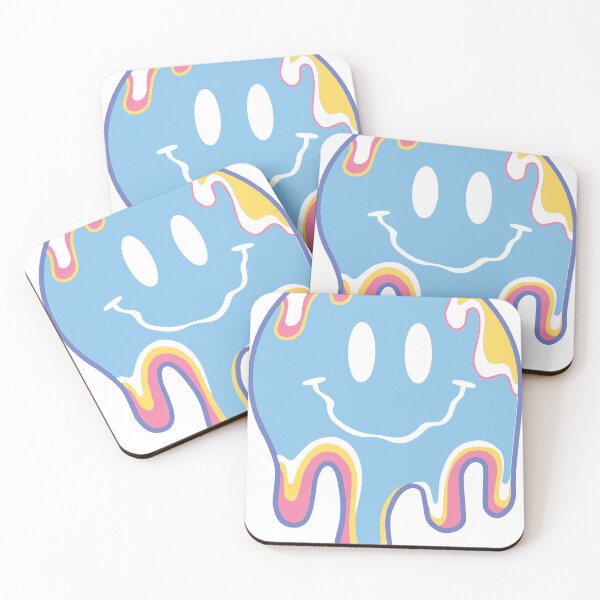 Item preview, Psychedelic Pastel Smiley Emoji Graphic designed and sold by socialarmour.