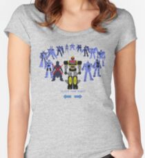 'Please accept a giant robot as your reward' Women's Fitted Scoop T-Shirt
