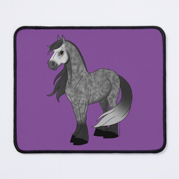 Item preview, Cartoon Dapple Gray Horse designed and sold by DappledMoon.