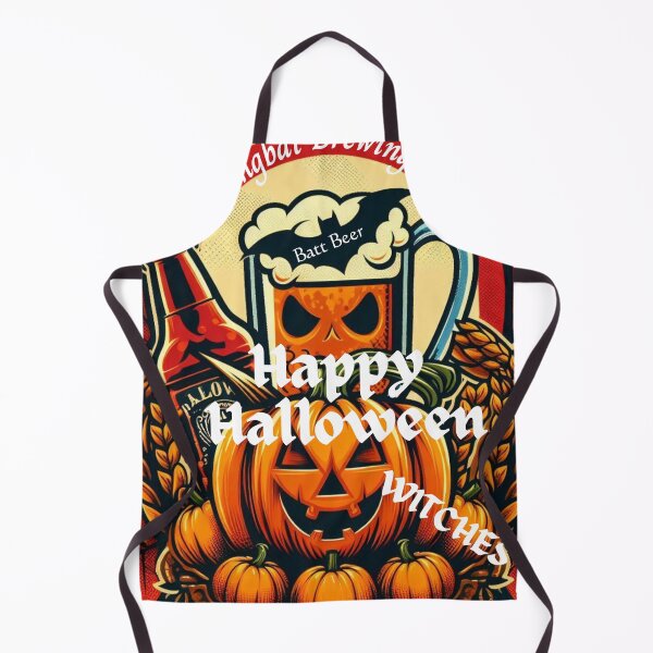 Item preview, Happy Halloween Dingbat Brewing Co. Bat Beer Pumpkin Ale Retro Design designed and sold by Wolvescreate.