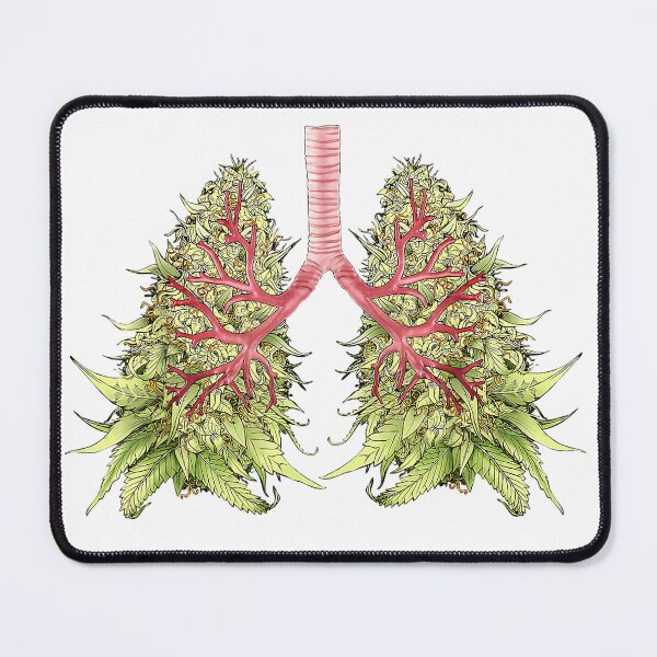 Item preview, marijuana lungs  designed and sold by dave388.