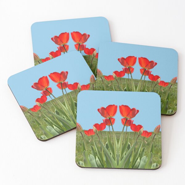 Item preview, Mirrored Backyard Tulips  designed and sold by Amanda1775.