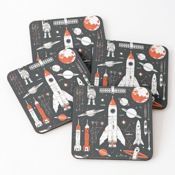 Item preview, Retro Space Exploration: Nostalgic Journey Through the Stars designed and sold by chi3-jp.
