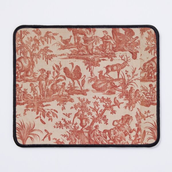 Item preview, Toile de Jouy 18th Century French Print: Four Parts of the World is a Textile Pattern That Shows the World According to 1700 France. designed and sold by Zandria Kajewski.