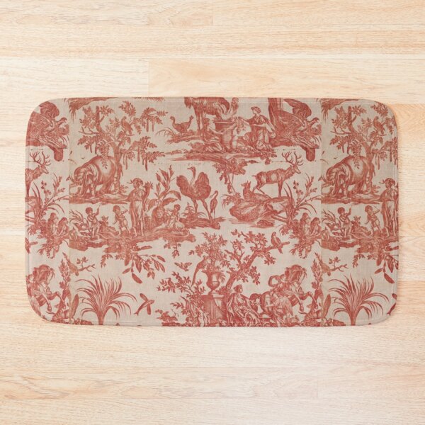 Item preview, Toile de Jouy 18th Century French Print: Four Parts of the World is a Textile Pattern That Shows the World According to 1700 France. designed and sold by Zandria Kajewski.