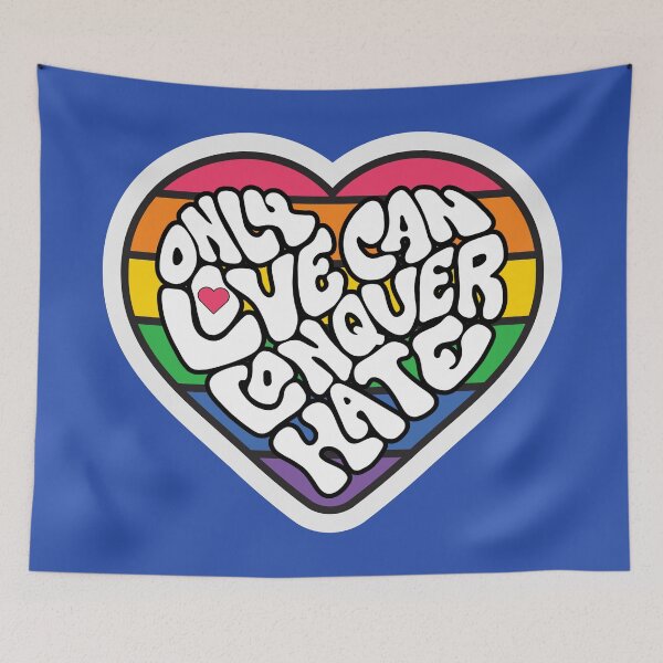 Item preview,  Only Love Can Conquer Hate Word Art designed and sold by Unhinged Heather.