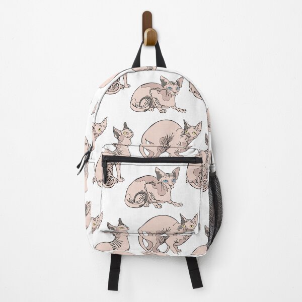 Item preview, Sphynx Cat All Over Pattern designed and sold by quiltsncatitude.
