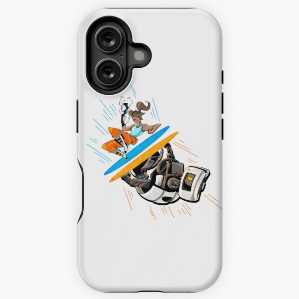 Aperçu de l'œuvre Chell et GLaDOS Sticker créée et vendue par Oli-gib.