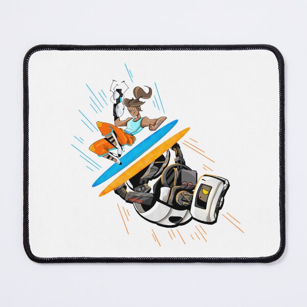 Aperçu de l'œuvre Chell et GLaDOS Sticker créée et vendue par Oli-gib.
