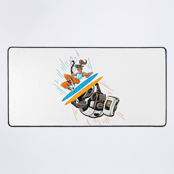 Aperçu de l'œuvre Chell et GLaDOS Sticker créée et vendue par Oli-gib.