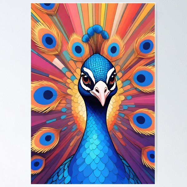 Item preview,  Indian Peafowl Art designed and sold by WildlifeInc.