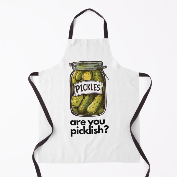Item preview, Are you picklish? - Cute pickle jar quote for pickle lovers! designed and sold by PrettyPinkSkies.