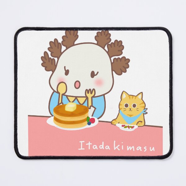 Item preview, Breakfast with cat,Itadakimasu,White Night have breakfast with cat,Haato the Gang of Salamander designed and sold by lazycat14.