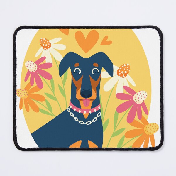 Item preview, DOG FLOWERS VINTAGE designed and sold by ELEVENGALERIA.