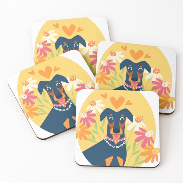 Item preview, DOG FLOWERS VINTAGE designed and sold by ELEVENGALERIA.