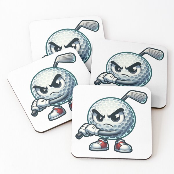 Item preview, Angry Golf Ball Swinging a Club designed and sold by PassionforLove.