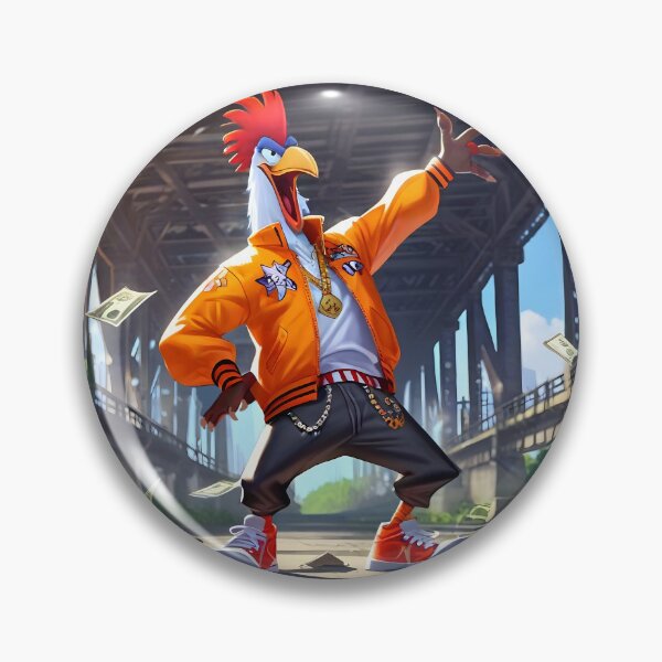 Item preview, Rooster hip hop rapper under the bridge designed and sold by Artbellachi.