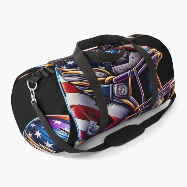 Item preview, American Football Helmet with the colors of the Flag designed and sold by PixelCraftDSG.