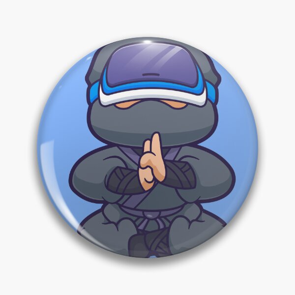 Item preview, "Virtual Ninja: Cute Cartoon Vector Icon designed and sold by hjian8219.