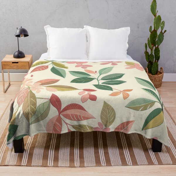 Item preview, Delicate pretty leaf print designed and sold by PrettyPinkSkies.